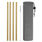 Reusable Metal Straws - InstaCarter