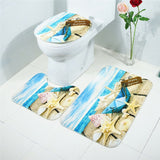 3 Piece Anti-Slip Bathroom Mat Set - InstaCarter