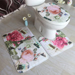 3 Piece Anti-Slip Bathroom Mat Set - InstaCarter