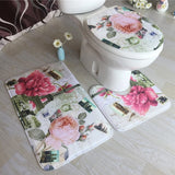 3 Piece Anti-Slip Bathroom Mat Set - InstaCarter