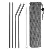 Reusable Metal Straws - InstaCarter