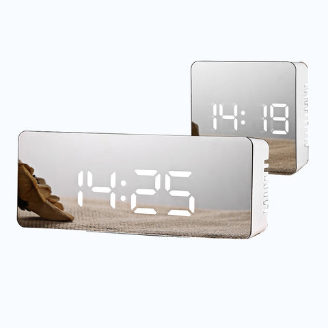 LED Mirror Alarm Clock - InstaCarter