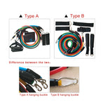 11 Piece Resistance Bands Set - InstaCarter