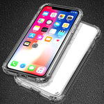 Shockproof Bumper Transparent Silicone Phone Case For iPhone - InstaCarter