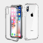 Shockproof Bumper Transparent Silicone Phone Case For iPhone - InstaCarter