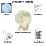 16 Color Night Light Moon Lamp - InstaCarter